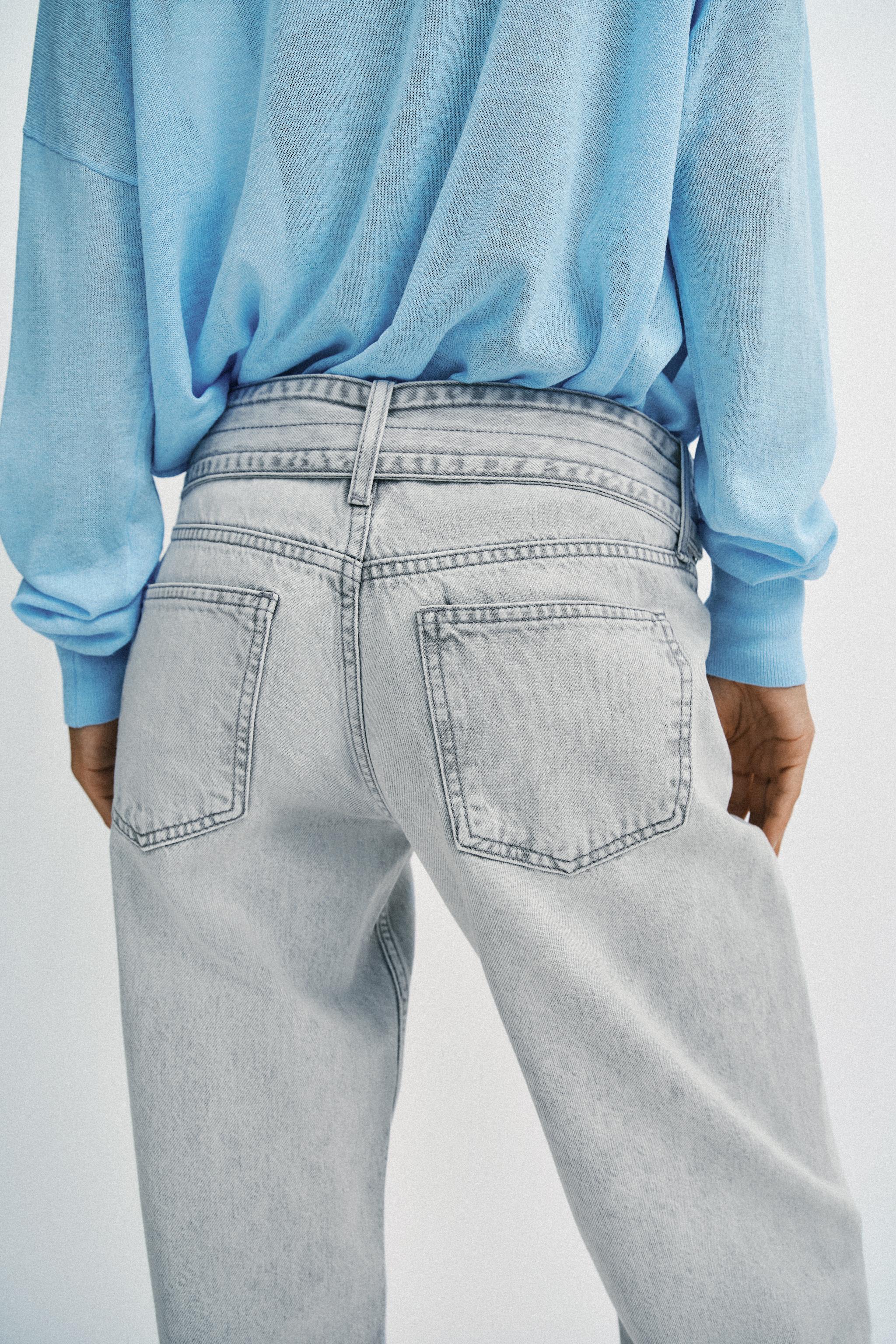 Z1975 LOW RISE STRAIGHT LEG JEANS WITH BELT